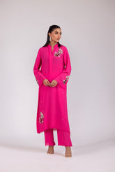 FUCHSIA GEORGETTE DRESS